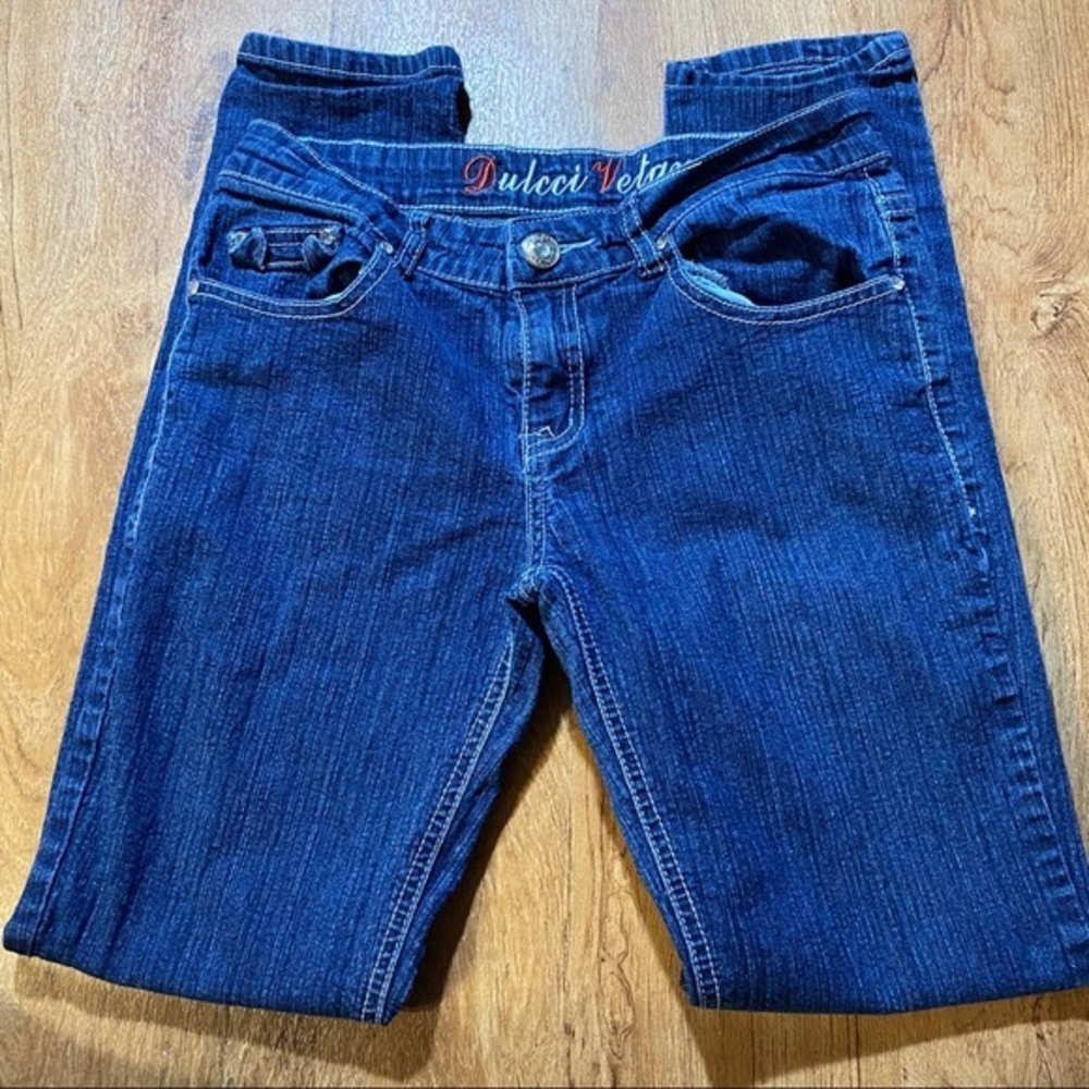 Dulcci Vetan Straight Leg Jeans Size 7/8